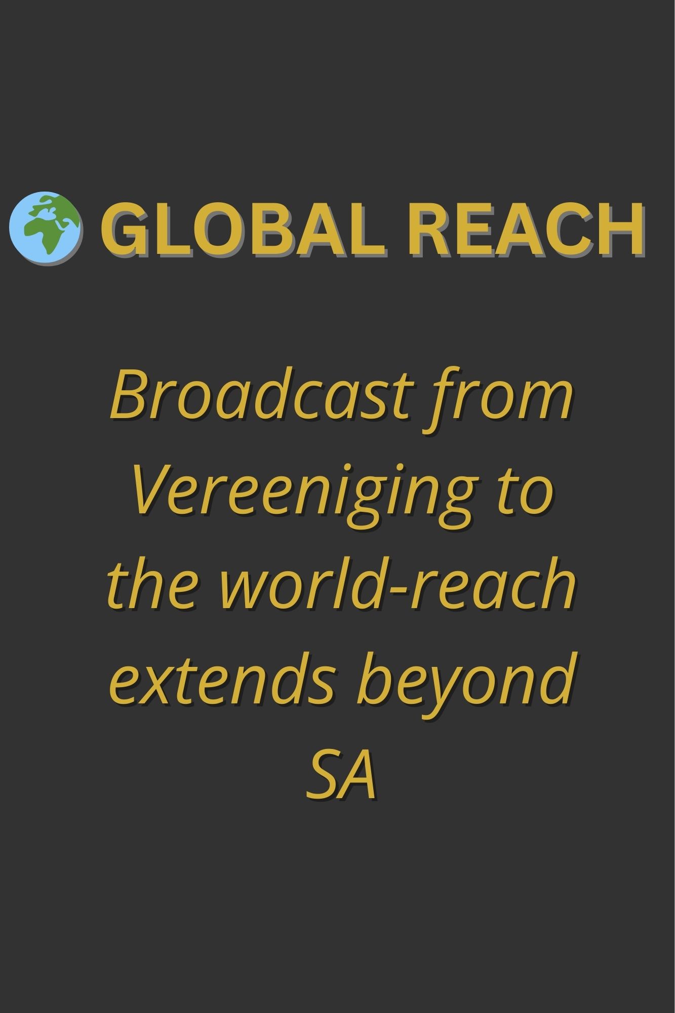 Global reach -  JustGospel